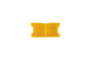 plano edge terminal medium hook retainer box, yellow, 2-pack, includes hook retainer tackle tray, fishing storage