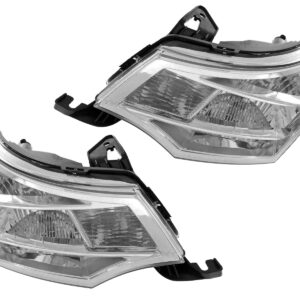 APA Replacement Headlight for 2008 2009 2010 2011 08 09 10 11 Ford Focus S SE SEL Model Pair with Passenger Right and Driver Left Side FO2503244 FO2502244