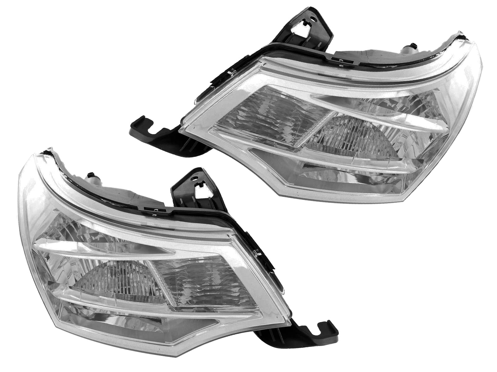 APA Replacement Headlight for 2008 2009 2010 2011 08 09 10 11 Ford Focus S SE SEL Model Pair with Passenger Right and Driver Left Side FO2503244 FO2502244