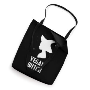 Vegan Witch Funny Gym Spooky Vibes Goth Halloween Costume Tote Bag