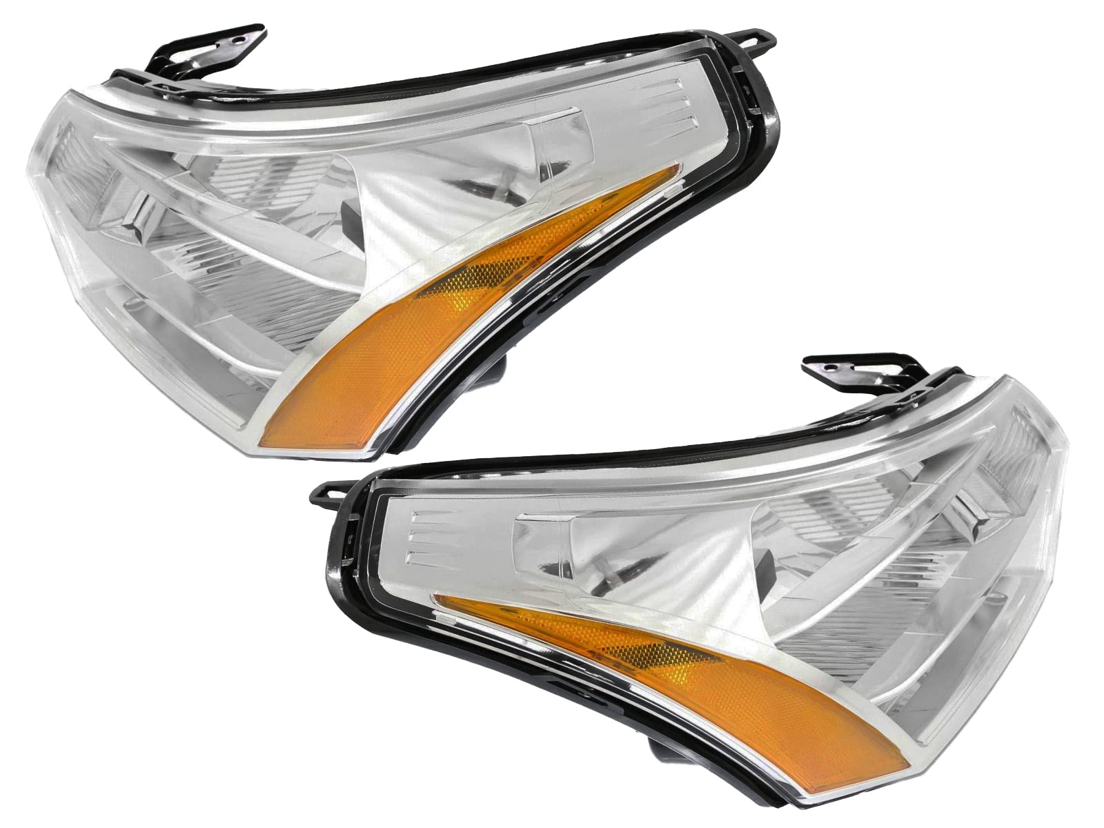 APA Replacement Headlight for 2008 2009 2010 2011 08 09 10 11 Ford Focus S SE SEL Model Pair with Passenger Right and Driver Left Side FO2503244 FO2502244