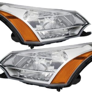 APA Replacement Headlight for 2008 2009 2010 2011 08 09 10 11 Ford Focus S SE SEL Model Pair with Passenger Right and Driver Left Side FO2503244 FO2502244