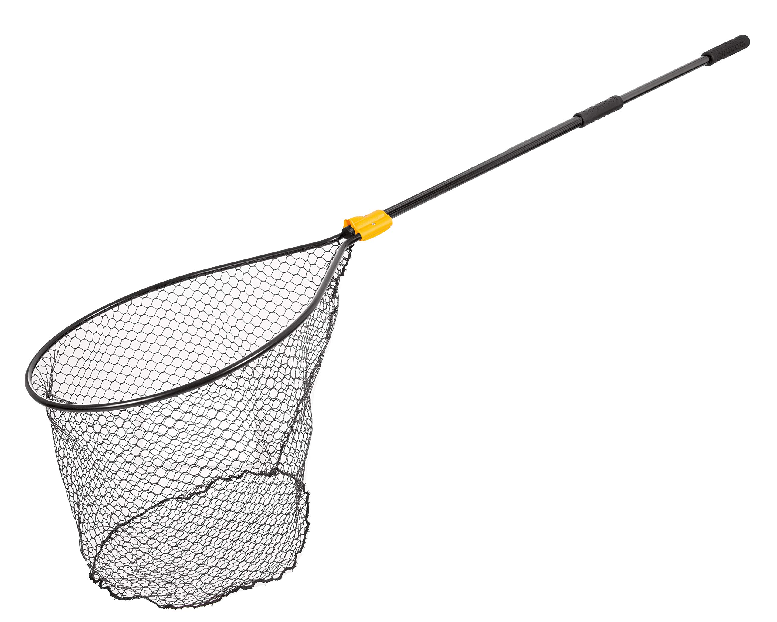 Frabill Conservation Telescoping Handle Net | Teardrop Hoop Size: 17" X 19" | Telescoping Handle: 35-60" | Netting: Tangle-Free Micromesh | Net Depth: 16"