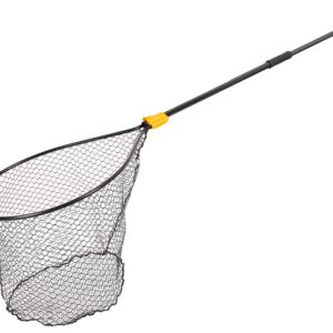 Frabill Conservation Telescoping Handle Net | Teardrop Hoop Size: 20" X 23" | Telescoping Handle: 35-60" | Netting: Tangle-Free Micromesh | Net Depth: 18"