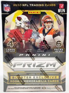 2020 panini prizm football blaster box (24 cards/box)