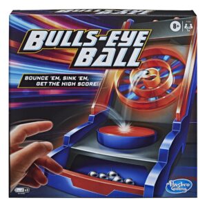 hasbro gaming bulls-eye ball game for kids ages 8 and up, active electronic game for 1 or more players, features 5 exciting modes