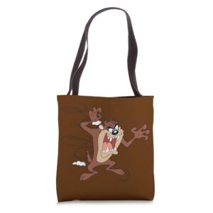 looney tunes tazmanian devil tote bag