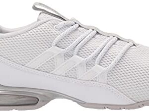 PUMA Women's RIAZE PROWL MOD SWIRL Sneaker, Puma White-Puma Silver, 8