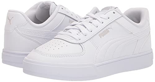 PUMA Men's CAVEN Sneaker, Puma White-Gray Violet, 12