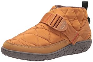 chaco men's ramble puff ankle boot, caramel brown, 10.5