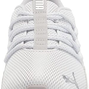 PUMA Women's RIAZE PROWL MOD SWIRL Sneaker, Puma White-Puma Silver, 8