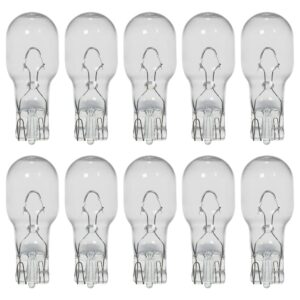 MUQIULIA Landscape Light Bulbs，Low Voltage Light Bulbs, T5 Malibu Bulbs 11W, Garden Light Bulbs 12V, Wedge Base, Landscape Bulbs 10 Pack