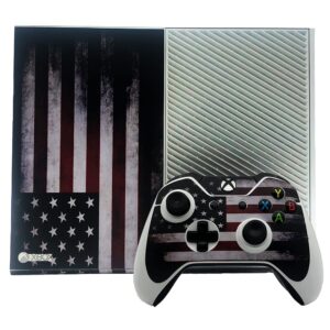 UUShop Protective Vinyl Skin Decal Cover for Microsoft Xbox One American Flag(Upgraded)