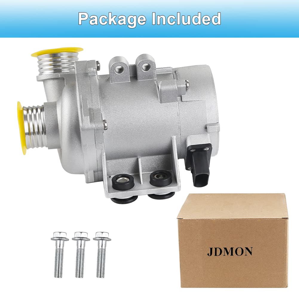 JDMON Compatible with Electric Engine Water Pump BMW Z4 X3 X5 325i 325xi 328i 328xi 525i 525xi 528i 528xi Replace 11517586925,702851208, 11517563183, 11510392553