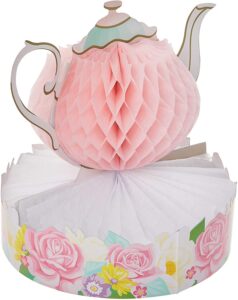 creative converting 3 count floral tea party centerpieces