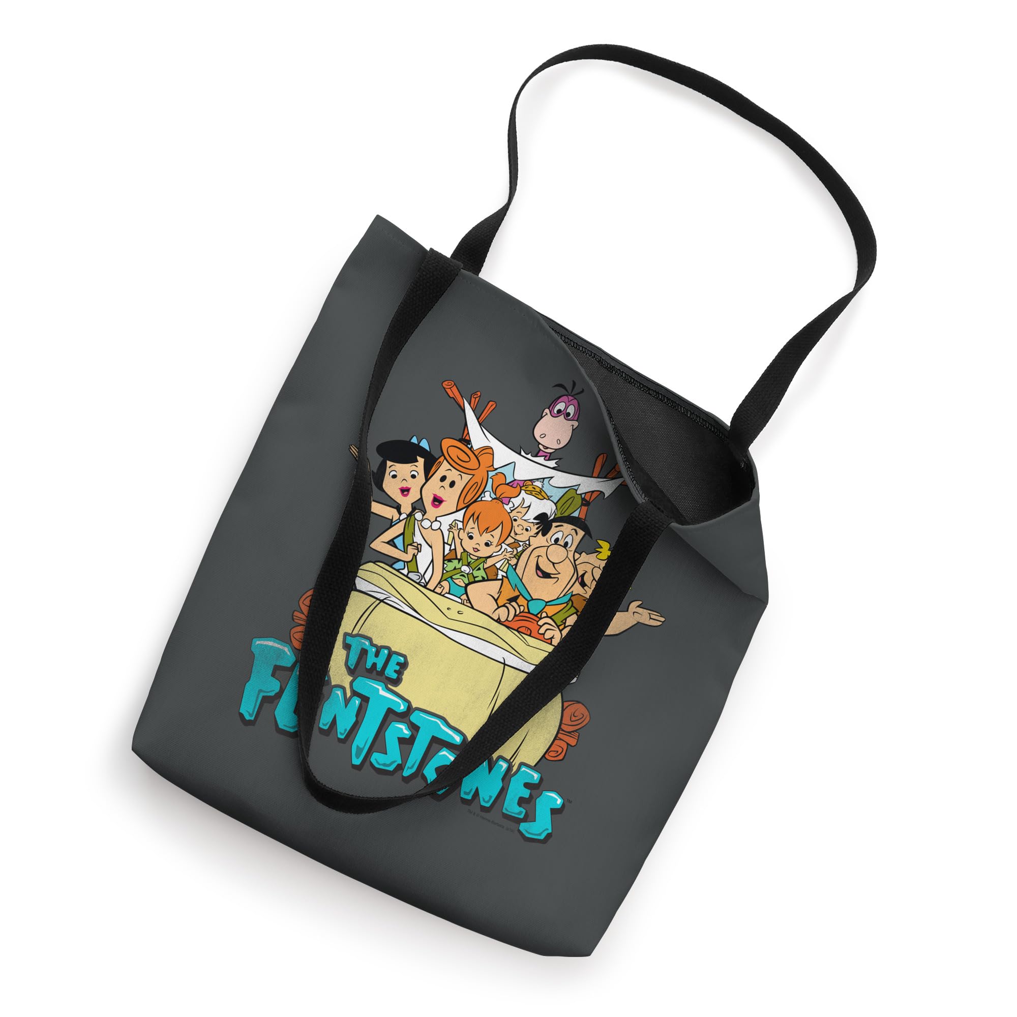 The Flintstones Ride On Tote Bag