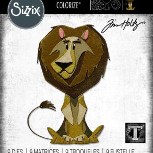 Sizzix Thinlits Die 665218 Harrison Colorize by Tim Holtz 9 Pack