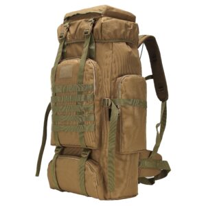 king'sguard 70l camping hiking backpack tactical backpack military molle rucksack backpack for outdoor