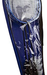 Poolmaster 72862 Backyard, Swimming Pool, Water or Lawn Badminton Set, (Includes 4 Rackets and 4 Birdies) , Blue