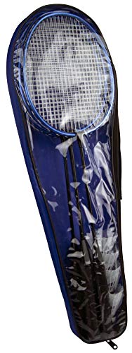 Poolmaster 72862 Backyard, Swimming Pool, Water or Lawn Badminton Set, (Includes 4 Rackets and 4 Birdies) , Blue