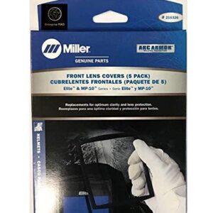 Miller 216326 Elite Front Lens Cover Pkg = 5 4 11/16" X 5 5/8"