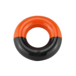 DGZZI Swing Ring Black and Orange Golf Club Warm Up Swing Donut Weight Ring Training Practice Aid Tool