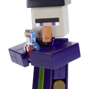 Minecraft Witch 3.25 3.25" scale Video Game Authentic Action Figure with Accessory and Craft-a-block