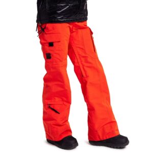 burton women's standard amora pants, orange.com, medium