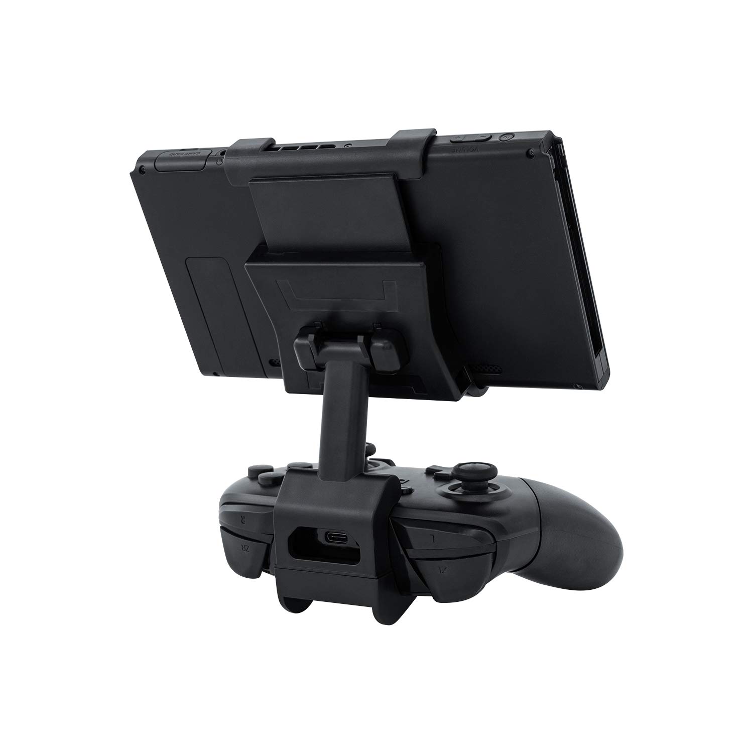 Mcbazel Adjustable Mounting Clip Holder for Switch Pro Controller Foldable Handle Bracket Game Clip for N Switch and Switch Lite