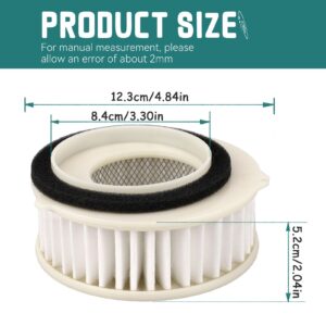 SOLLON 4TR-14451-00 Air Filter Replacement for Yamaha V-Star 650 XVS650 Custom Drag Star 650 XVS650A Classic XVS650AT Silverado Vstar Custom XVS650 A DragStar Classic