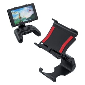 Mcbazel Adjustable Mounting Clip Holder for Switch Pro Controller Foldable Handle Bracket Game Clip for N Switch and Switch Lite