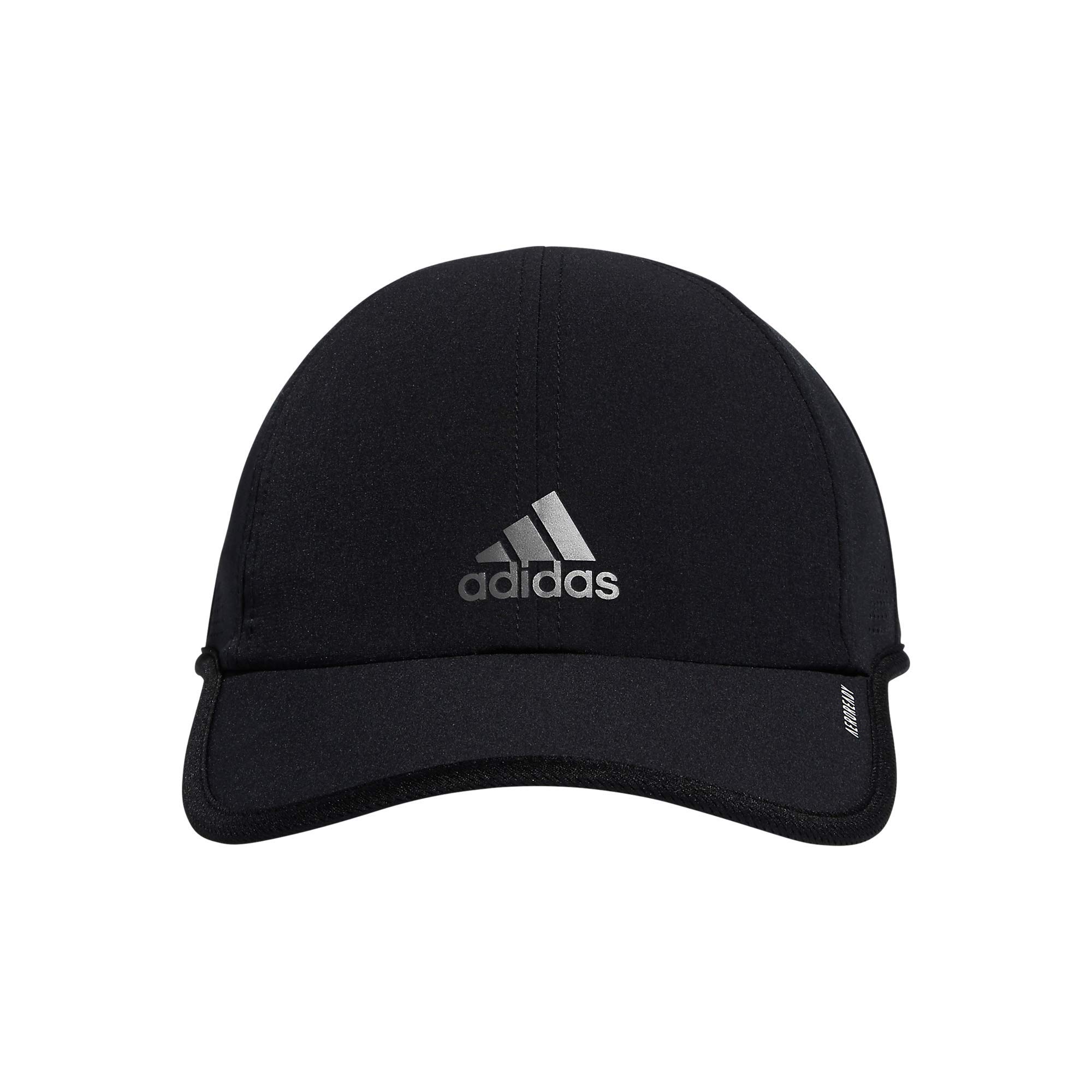 adidas Kids-Boy's/Girl's Superlite Relaxed Adjustable Performance Cap, Black/White, One Size