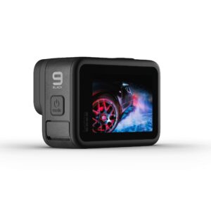 GoPro HERO9 Black - Waterproof Action Camera with Front LCD and Touch Rear Screens, 5K Ultra HD Video, 20MP Photos, 1080p Live Streaming, Webcam, Stabilization (Renewed)