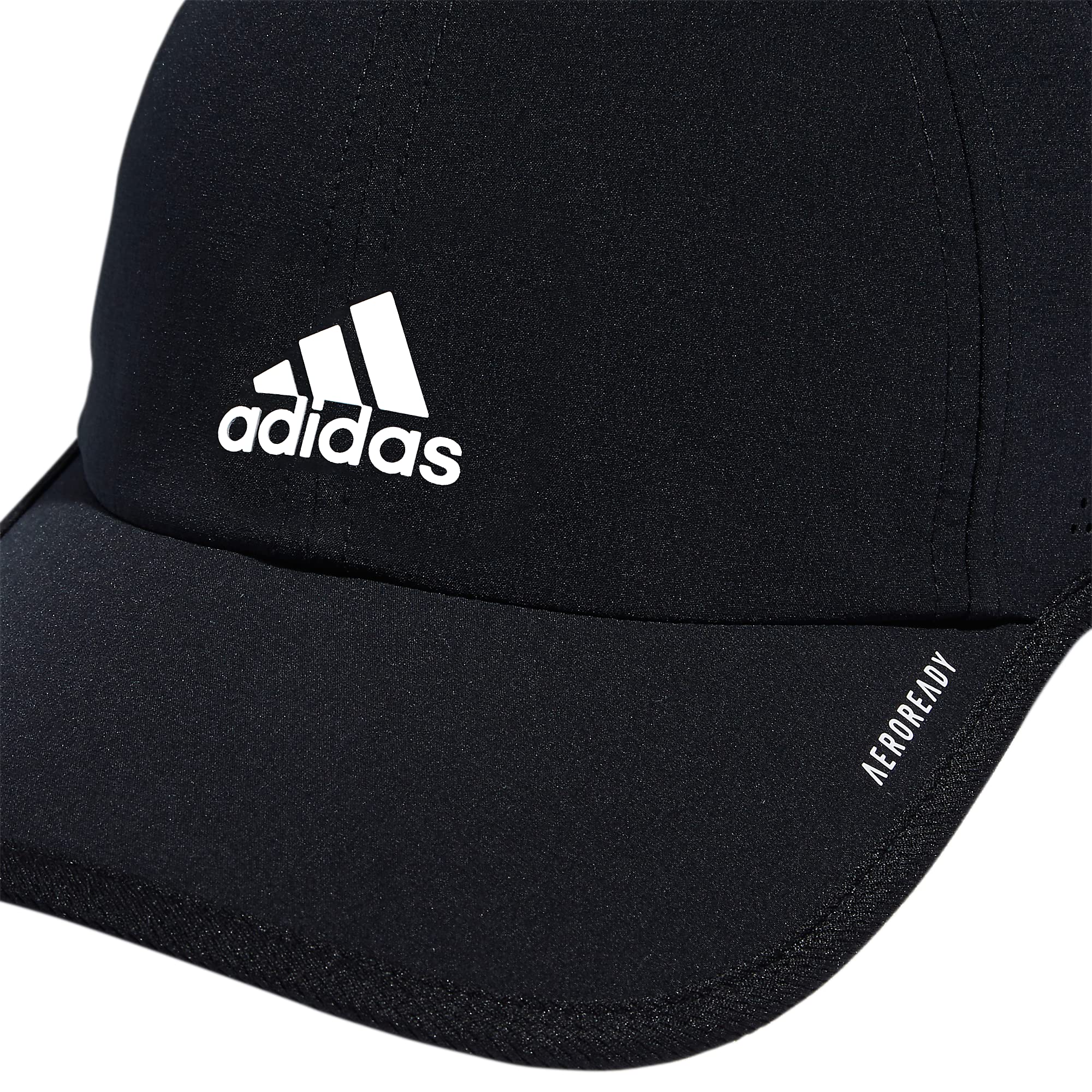 adidas Kids-Boy's/Girl's Superlite Relaxed Adjustable Performance Cap, Black/White, One Size