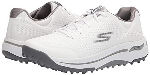 Skechers Women's Arch Fit Golf Shoe, White, 9.5