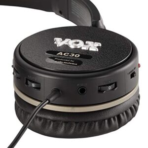 VOX VGH-AC30 Headphone with Built-in Guitar Amplifier, Direct Plug in Guitar, Perfect for Personal Practice, Battery Operated, Classic Vintage Sound