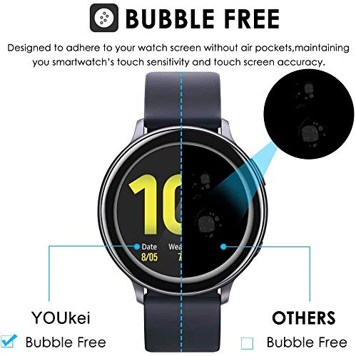 Compatible for Amazfit GTS 2 Mini Screen Protector, YOUkei 3D Full Coverage PET Soft Screen Protector Film for Amazfit GTS 2 Mini Fitness Smart Watch (3 pack)