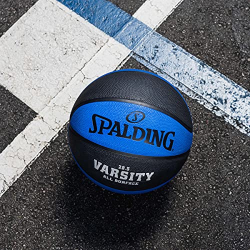 Spalding Varsity Blue/Black Outdoor Basketball 28.5"