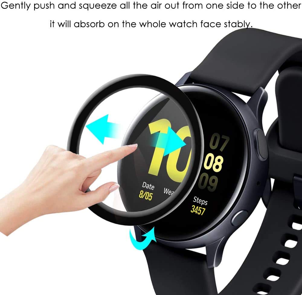 Compatible for Amazfit GTS 2 Mini Screen Protector, YOUkei 3D Full Coverage PET Soft Screen Protector Film for Amazfit GTS 2 Mini Fitness Smart Watch (3 pack)