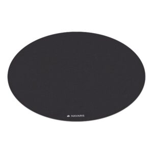 navaris round yoga mat - 47" diameter circular exercise mat 1/4" thick - non-slip mat for cardio, workout, fitness, tai chi, meditation - size small