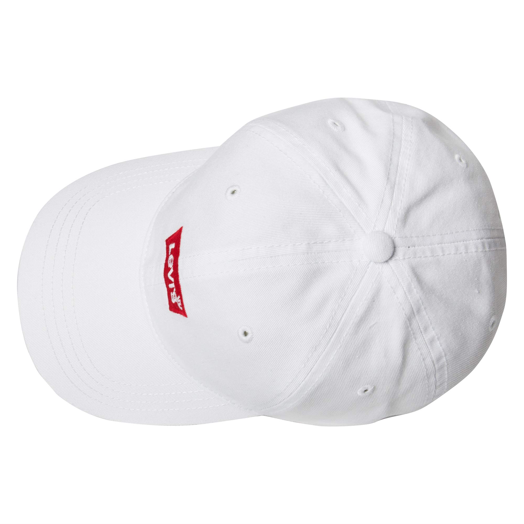 Levi's Men's Classic Baseball Hat with Logo, White, One Size