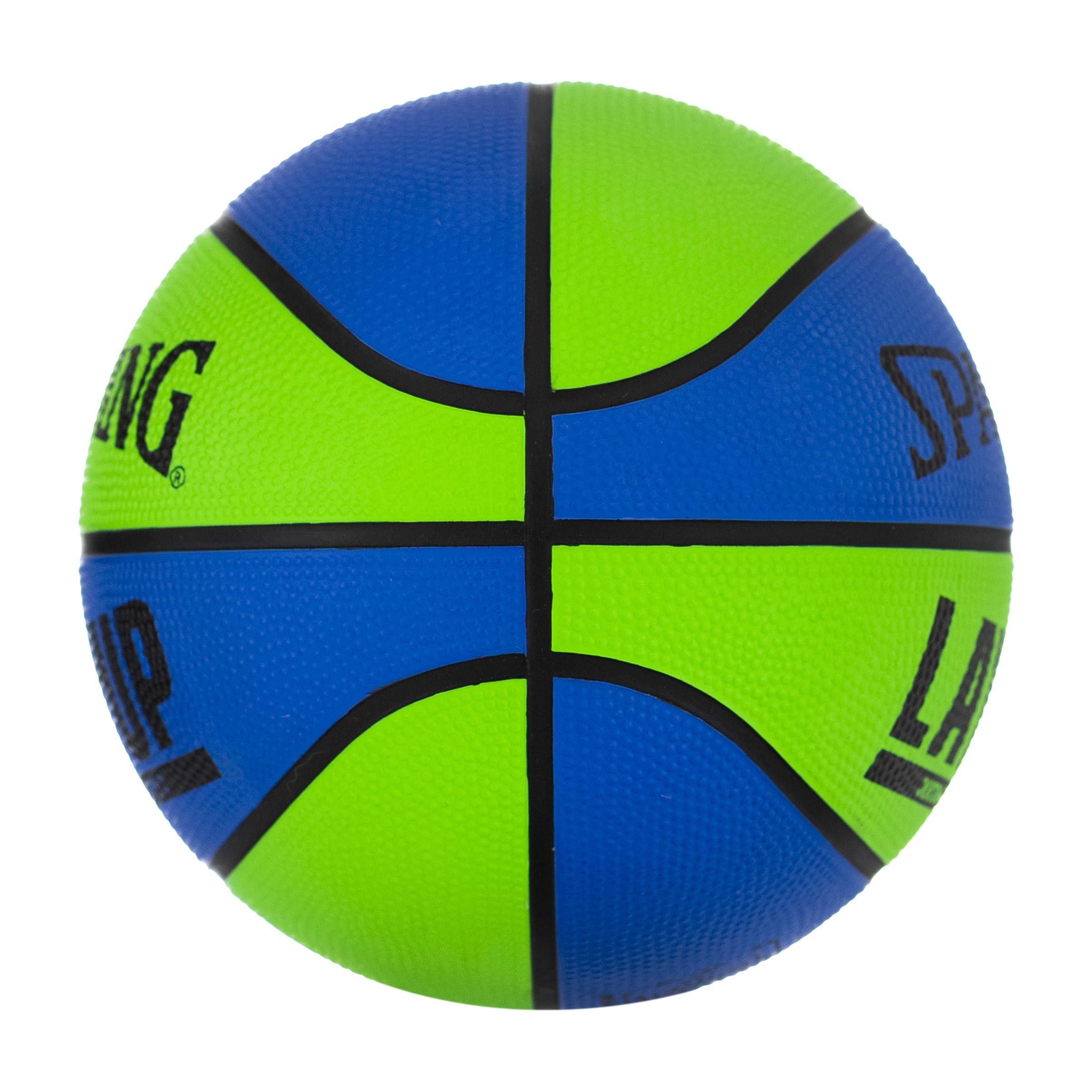 Spalding Lay-Up Mini Outdoor Blue/Green Basketball 22"