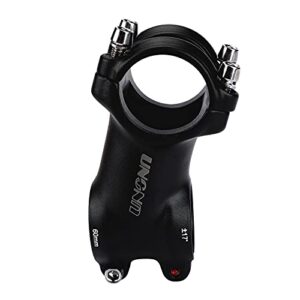 MEISCHE Road Bike Handlebar Stem 60mm Short Stem 17 Degree Stem Riser for Mountain Bike, Road Bike, BMX, MTB