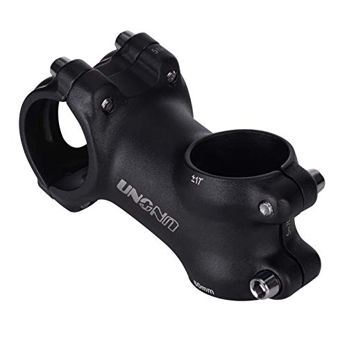 MEISCHE Road Bike Handlebar Stem 60mm Short Stem 17 Degree Stem Riser for Mountain Bike, Road Bike, BMX, MTB