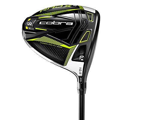 Cobra Golf 2021 Radspeed XB Driver Gloss Black-Turbo Yellow (Men's Right Hand, Project X Hzrdrus RDX Blue, Stiff Flex, 9), Standard