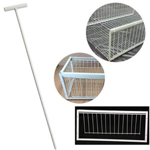 ZRM&E 10pcs Pigeon Cage T-Shaped Ribbon T Bars Pigeon Catching Supplies Pigeon Bird Entrance One-Way Trap for Racing Pigeons and Other Birds