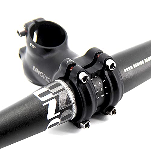 MEISCHE Road Bike Handlebar Stem 60mm Short Stem 17 Degree Stem Riser for Mountain Bike, Road Bike, BMX, MTB