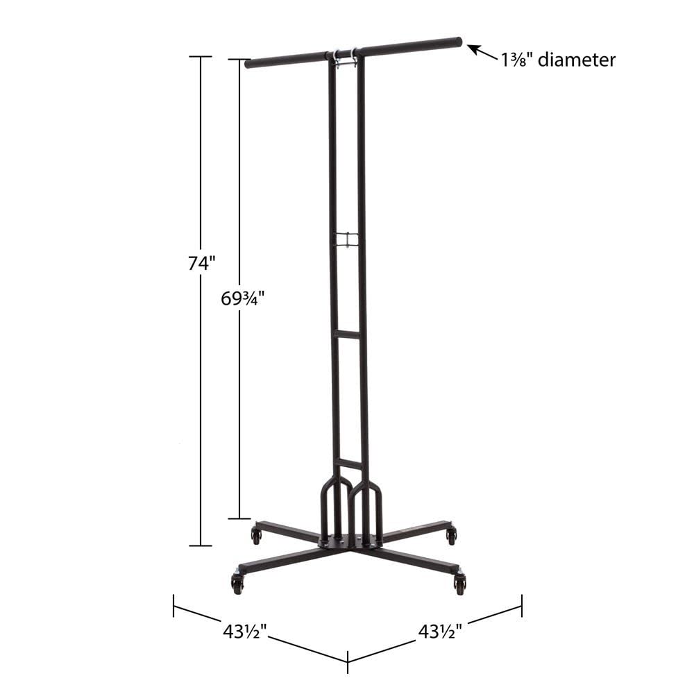 Discount Ramps Elevate Outdoor Bike-Stand-6 74" H Mobile 6-Bike Storage Rac