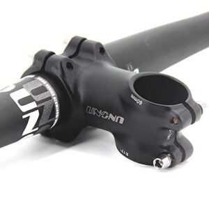 MEISCHE Road Bike Handlebar Stem 60mm Short Stem 17 Degree Stem Riser for Mountain Bike, Road Bike, BMX, MTB