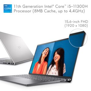 Dell Inspiron 15 5510 15.6 Inch Business Laptop, Full HD Non-Touch Display - Intel Core i5-11300H, 8GB DDR4 RAM, 512GB SSD, Intel Iris Xe Graphics, Windows 11 Home - Platinum Silver